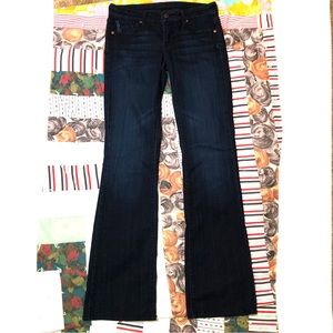 Genetic Denim The Riley Dark Blue Bootcut Jeans Soft and Comfortable 27